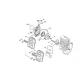 STIHL  Rolka linki urzadzenia rozruchowego ze sprezyna powrotna 4137 190 1100